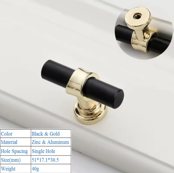 Rixos Gold Modern Minimalist Cabinet Door Handles